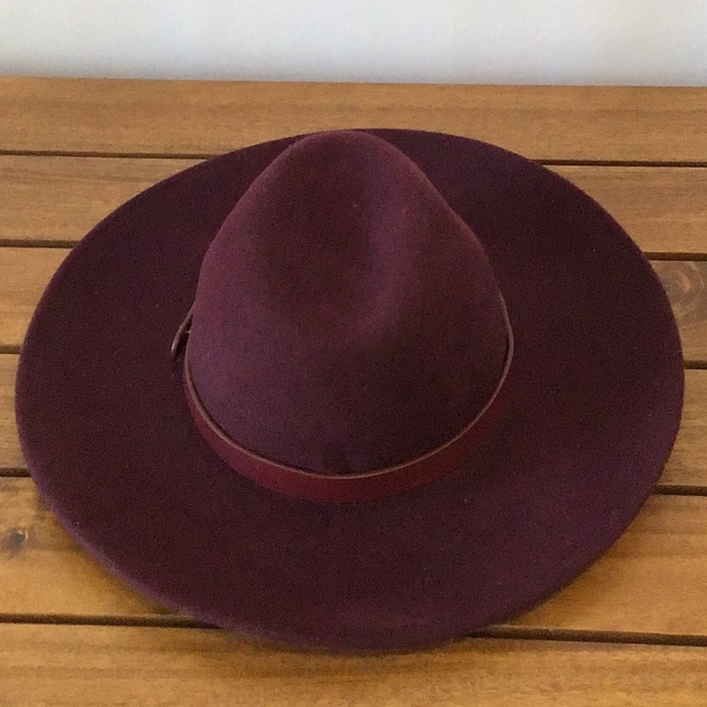Loft Burgundy Style Fedora - Picture 4 of 8